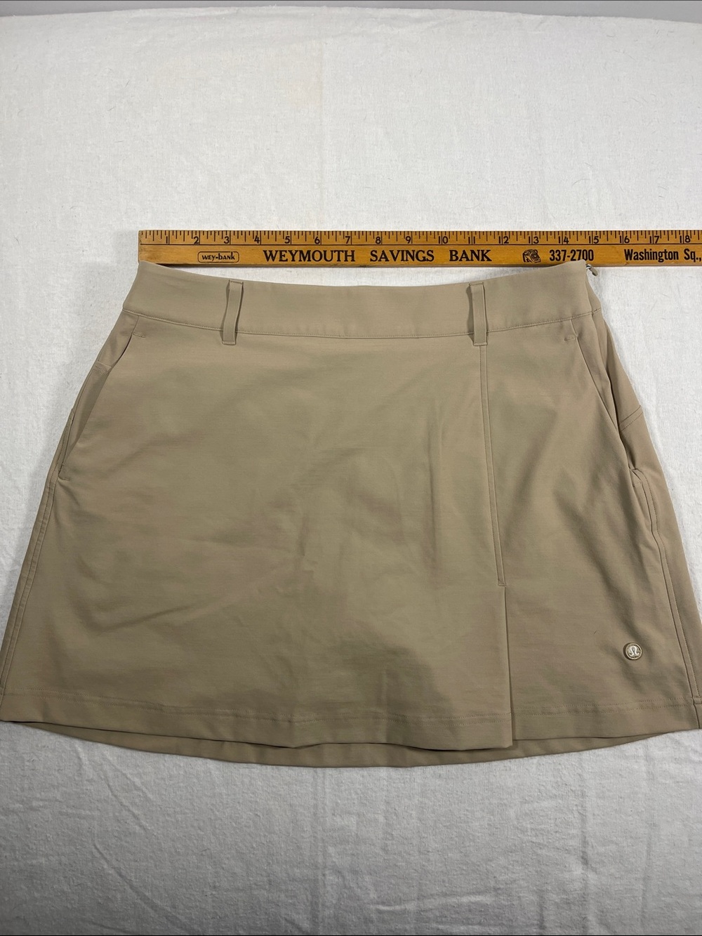 Lululemon Stretch Twill Front Pleat Golf Skort Size 29 - Picture 12 of 14